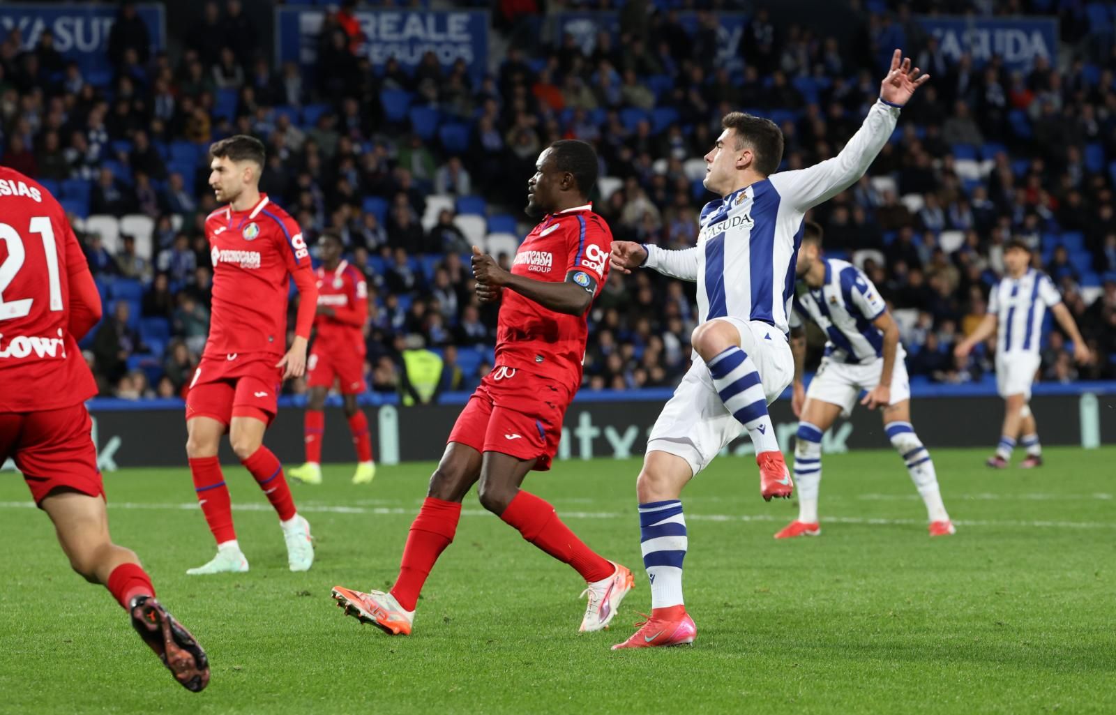 Las mejores imágenes del Real Sociedad 0 - Getafe 3