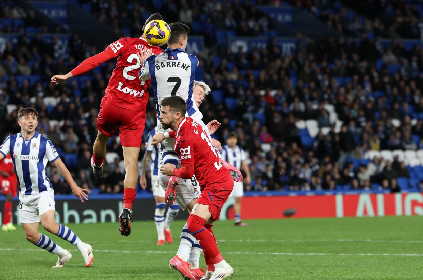 Las mejores imágenes del Real Sociedad 0 - Getafe 3