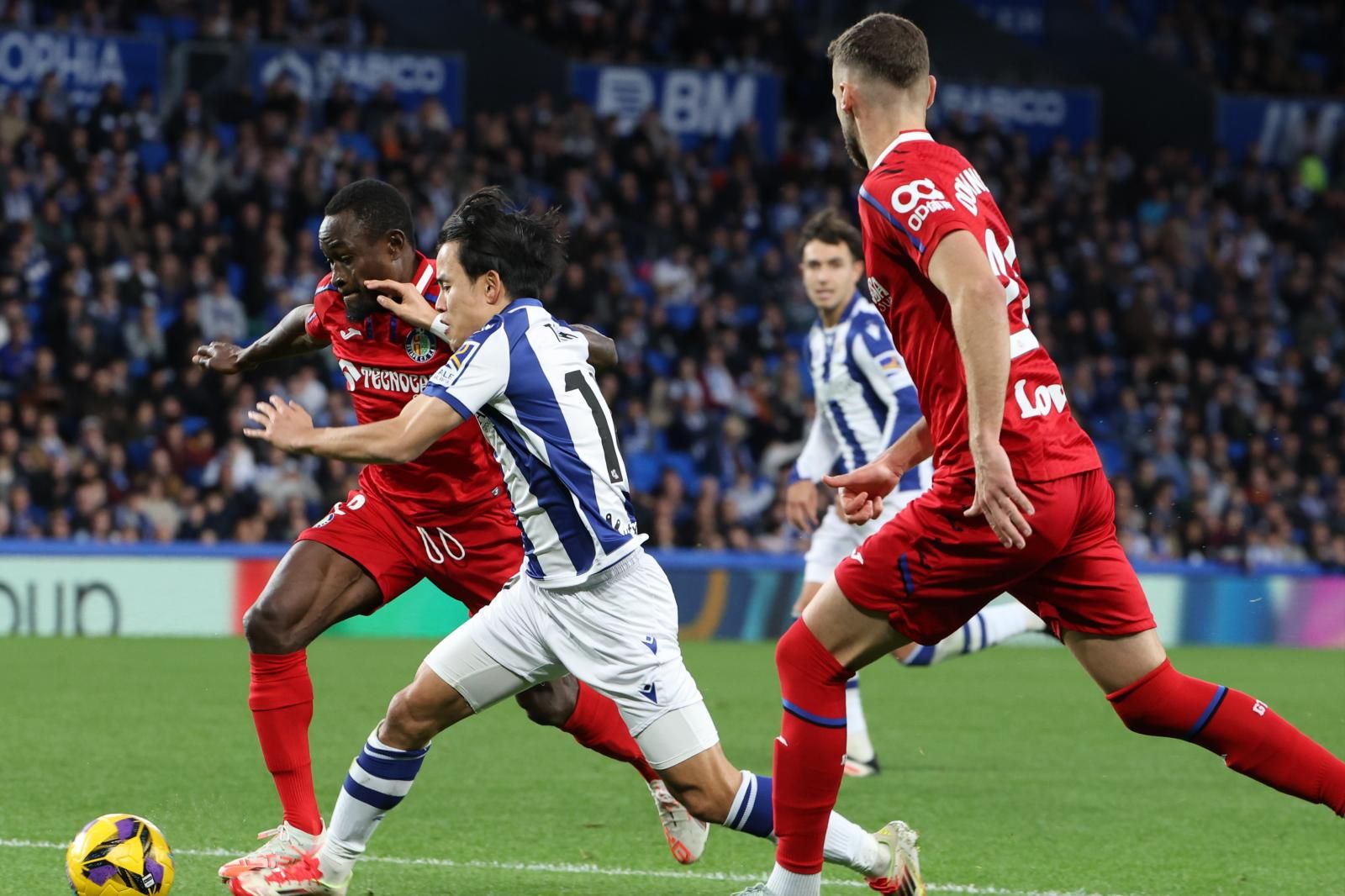 Las mejores imágenes del Real Sociedad 0 - Getafe 3