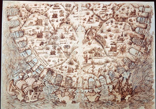 Mapa de la costa de Nueva España
