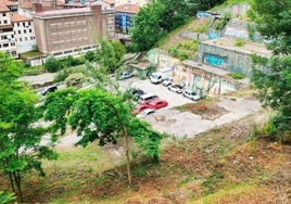 Vista general del solar que albergó el desaparecido colegio de El Pilar, sobre el que se construirá el nuevo centro asistencial Errezabal.