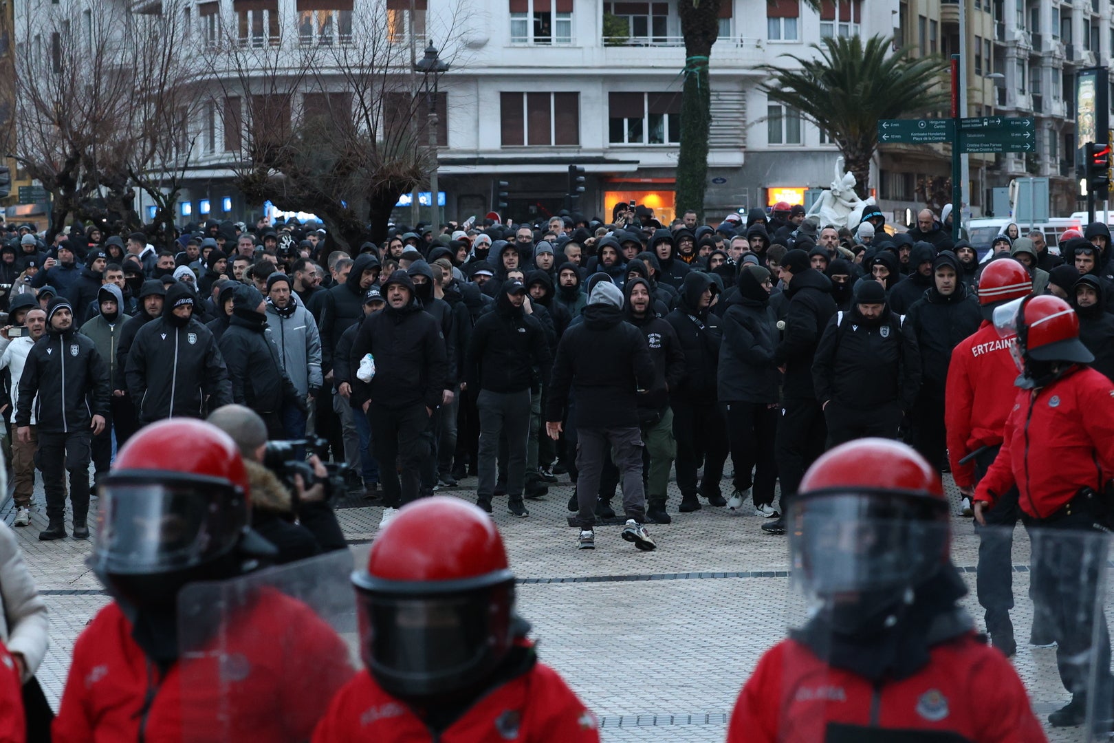 Los 2.000 seguidores del PAOK ponen rumbo al Reale Arena