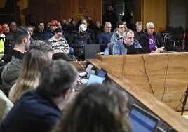 Pleno del ayuntamiento de Zumaia de este jueves.