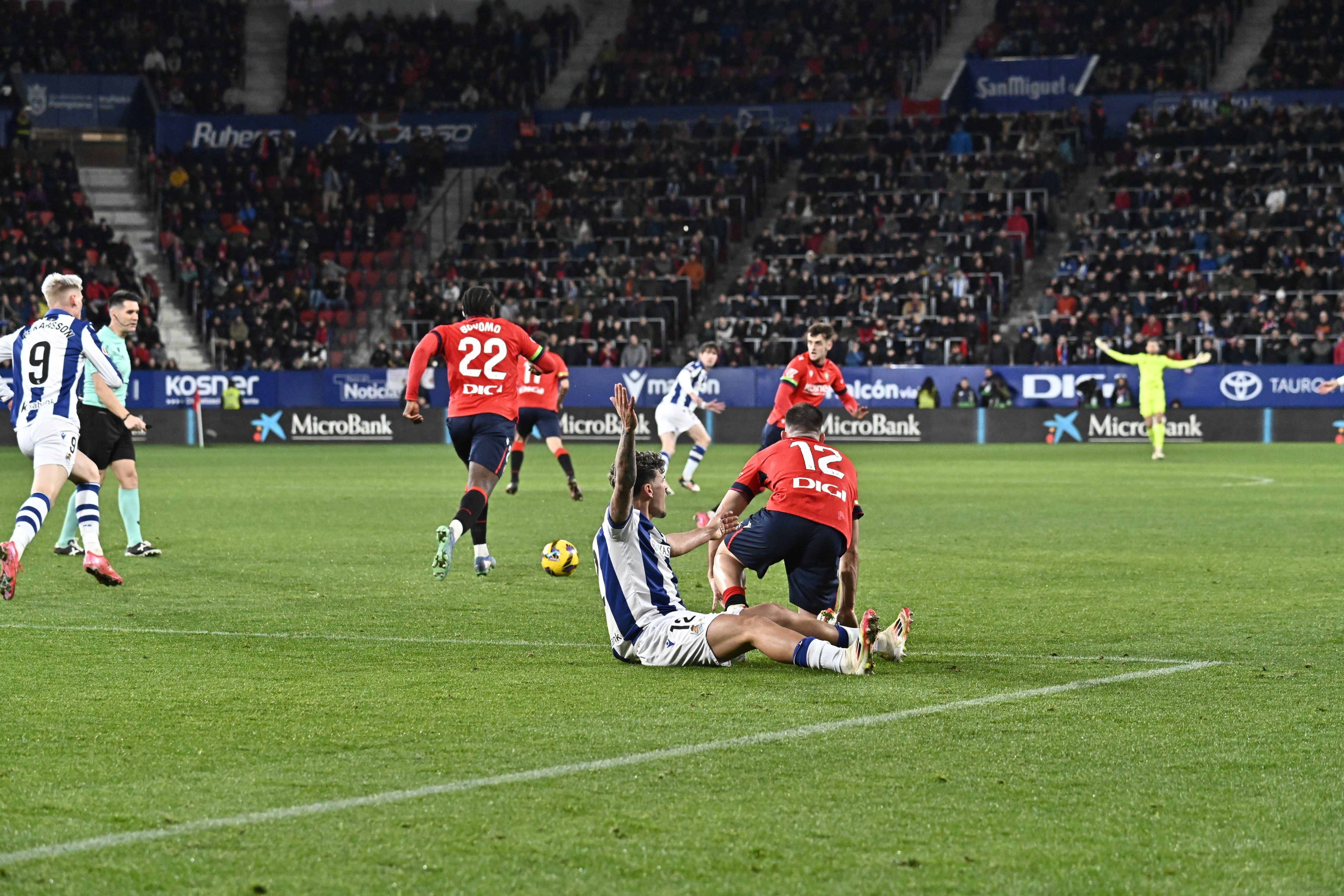 Las mejores imágenes del partido de El Sadar