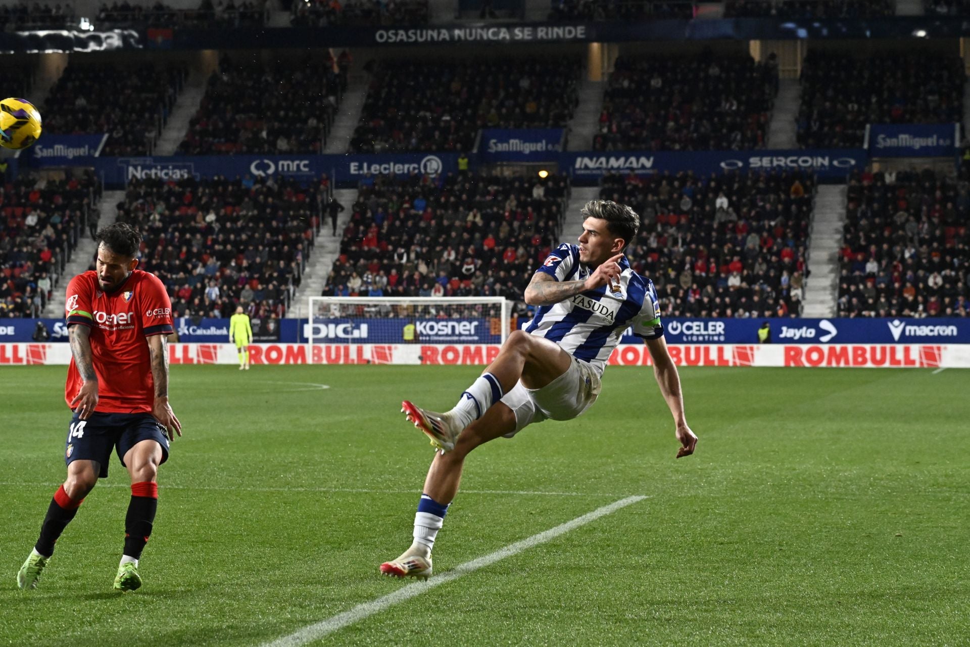 Las mejores imágenes del partido de El Sadar