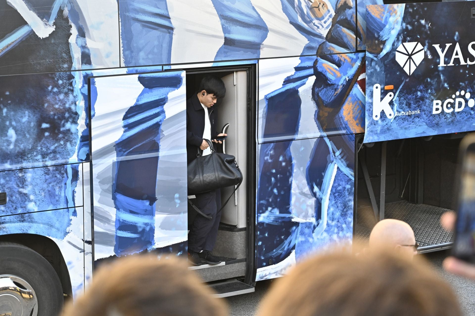 Así han recibido los aficionados a la Real en El Sadar