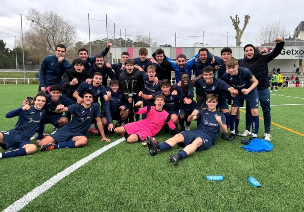 El juvenil nacional gana en Getxo ante un rival por la permanencia