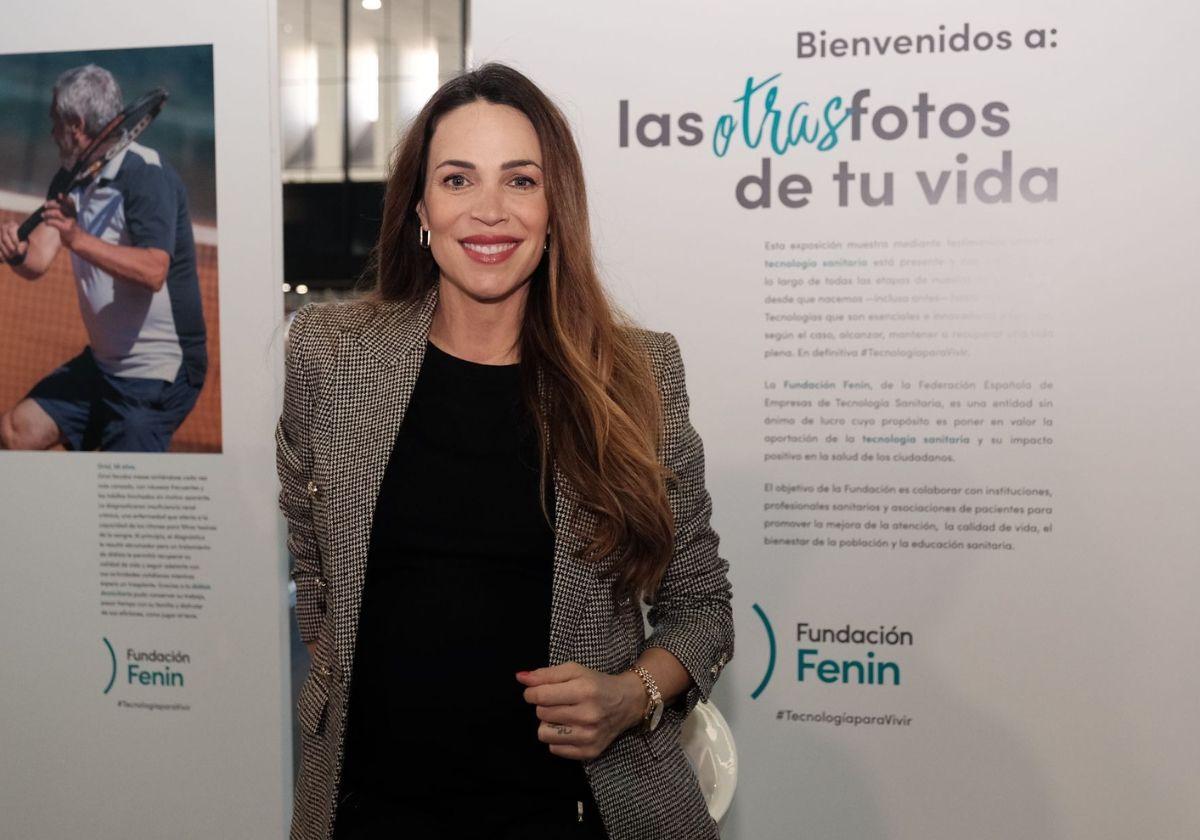 La actriz y presentadora guipuzcoana, Nerea Garmendia, en la presentación de la campaña «Las fotos de tu vida».