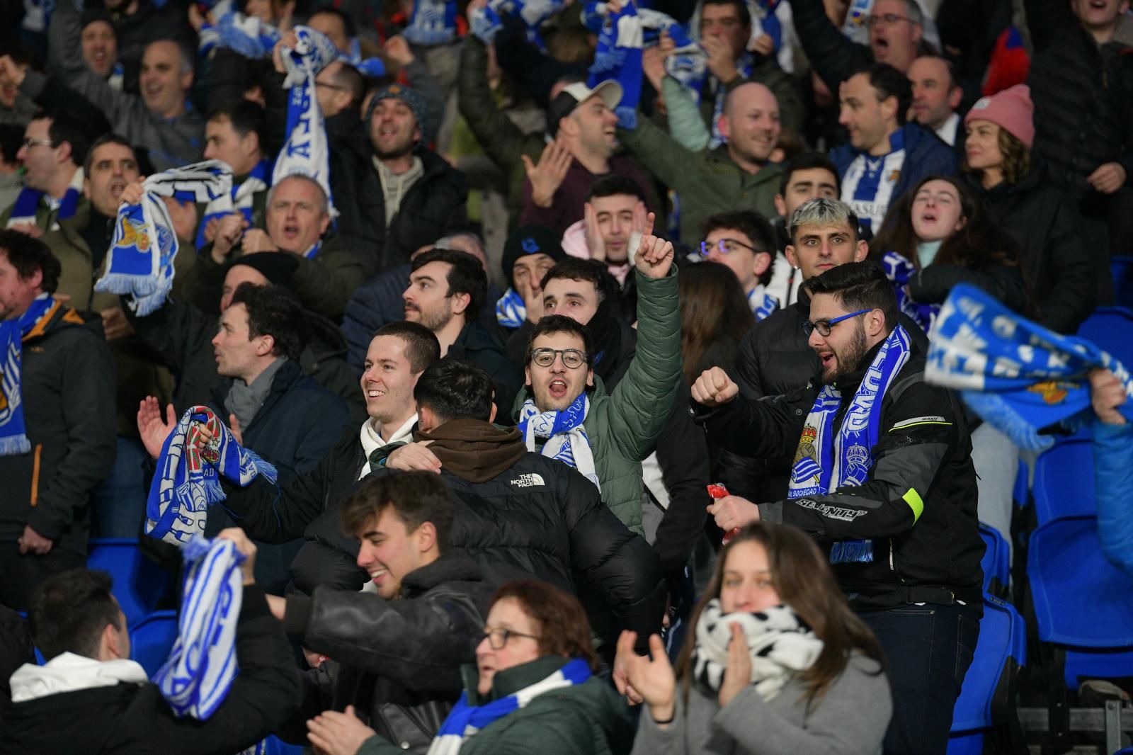 ¿Estuviste en el Reale Arena? Búscate en las gradas