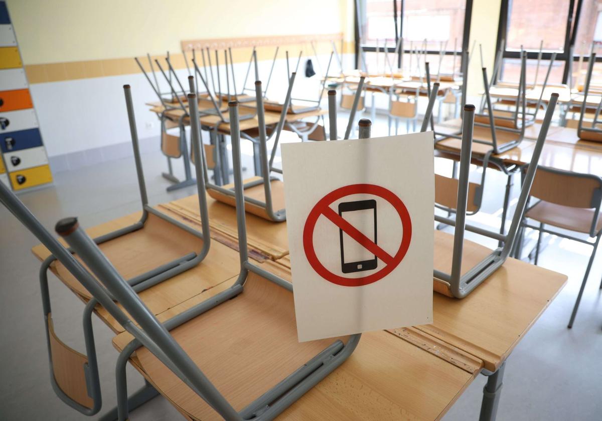 Imagen de un colegio de Gipuzkoa este curso.