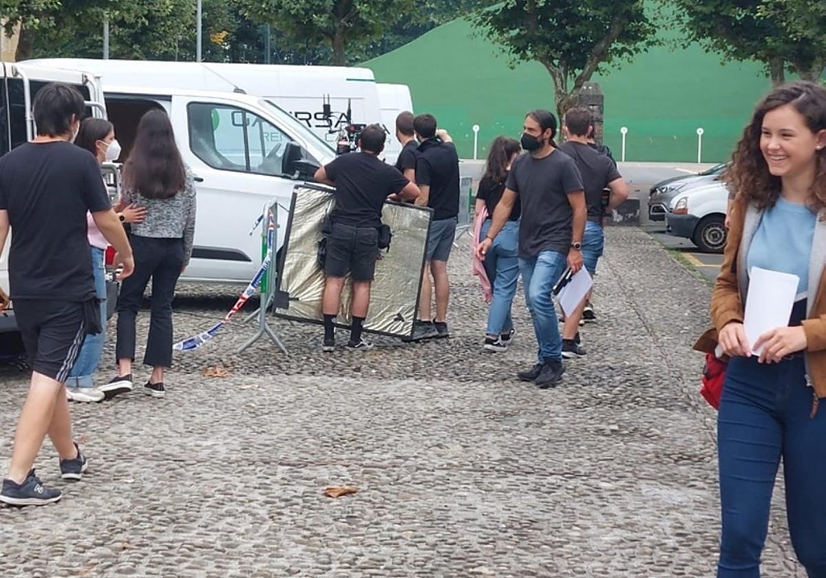 La serie grabó algunas escenas en Lezo en el año 2021.