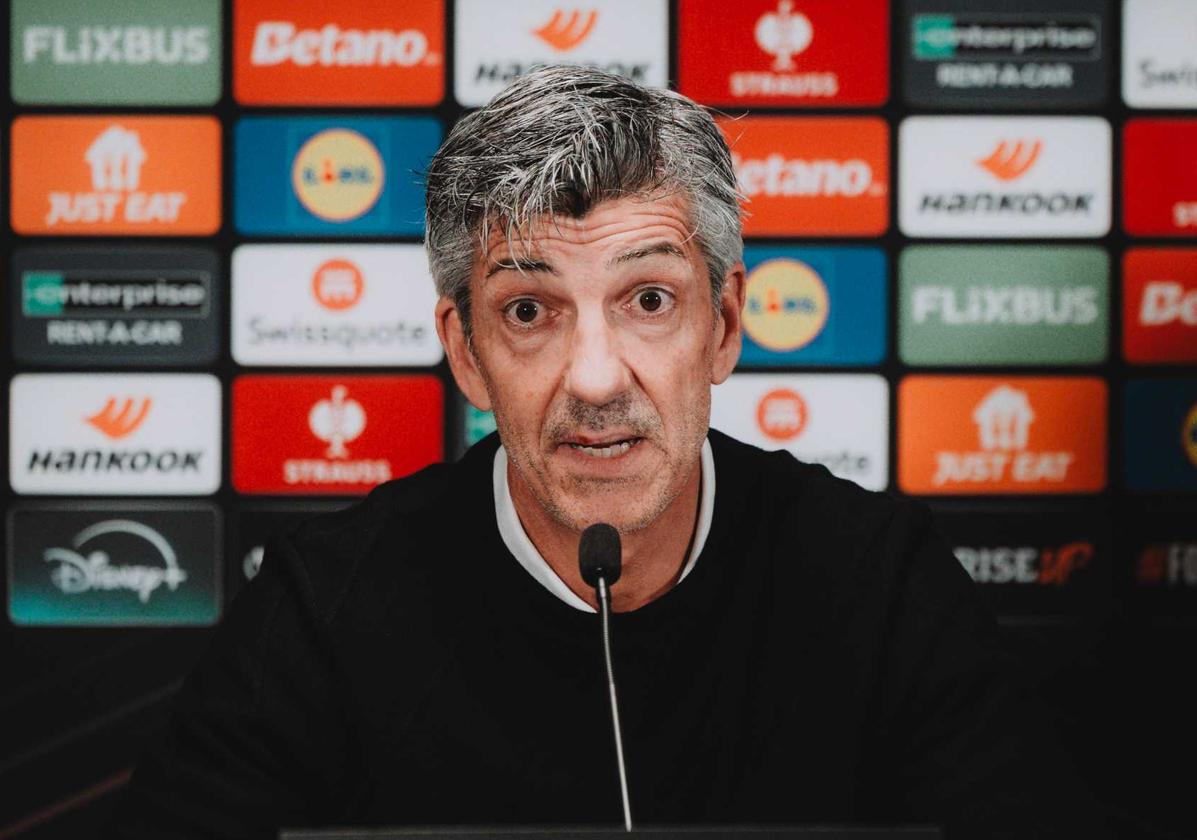 Imanol, en la sala de prensa del MCH Arena de Herning.