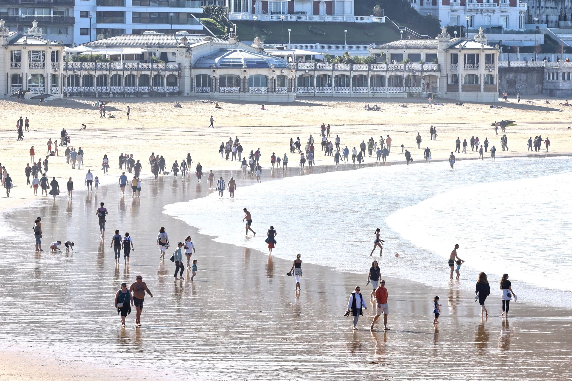 Un domingo primaveral en Donostia