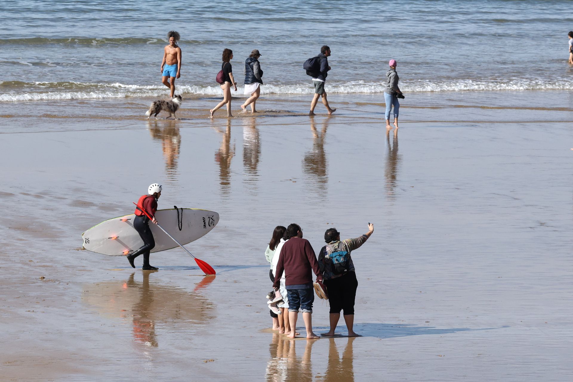 Un domingo primaveral en Donostia