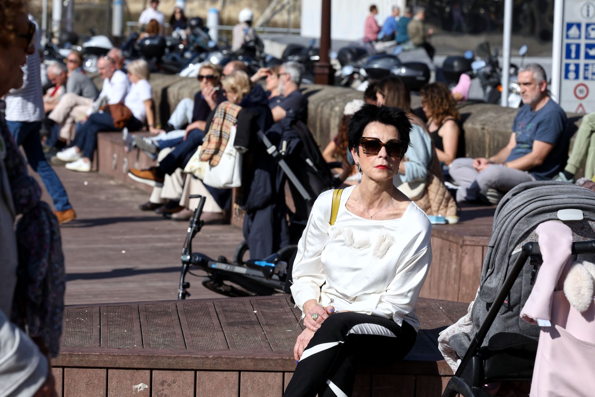 Un domingo primaveral en Donostia