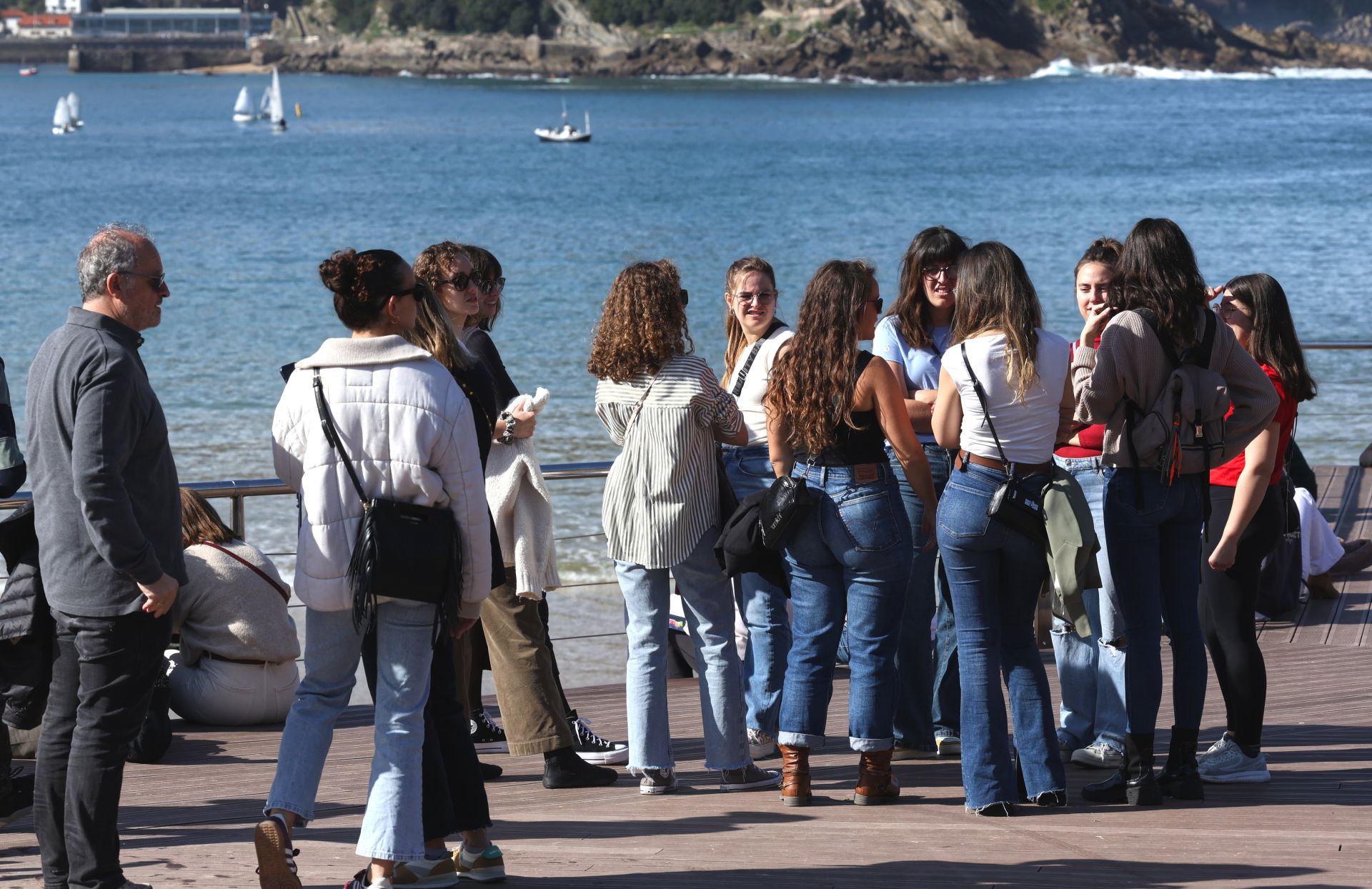 Un domingo primaveral en Donostia
