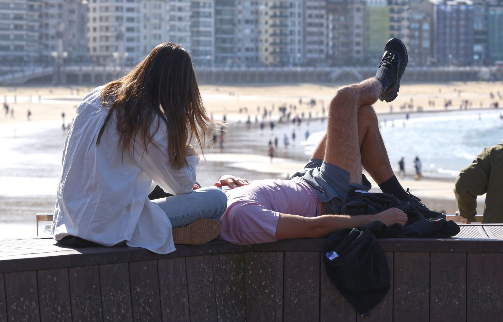 Un domingo primaveral en Donostia