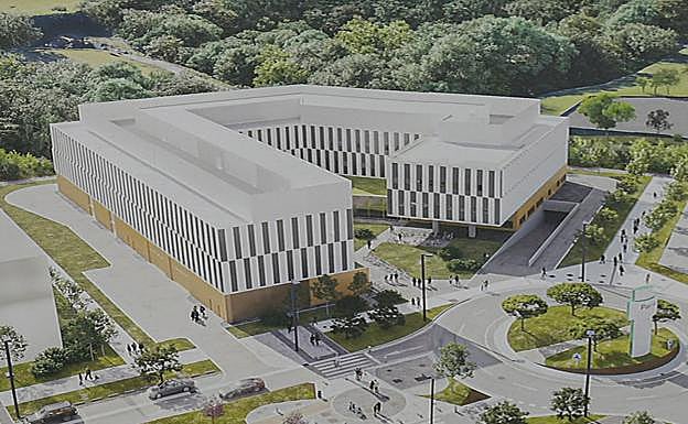 Imagen virtual del nuevo edificio de Galarreta,