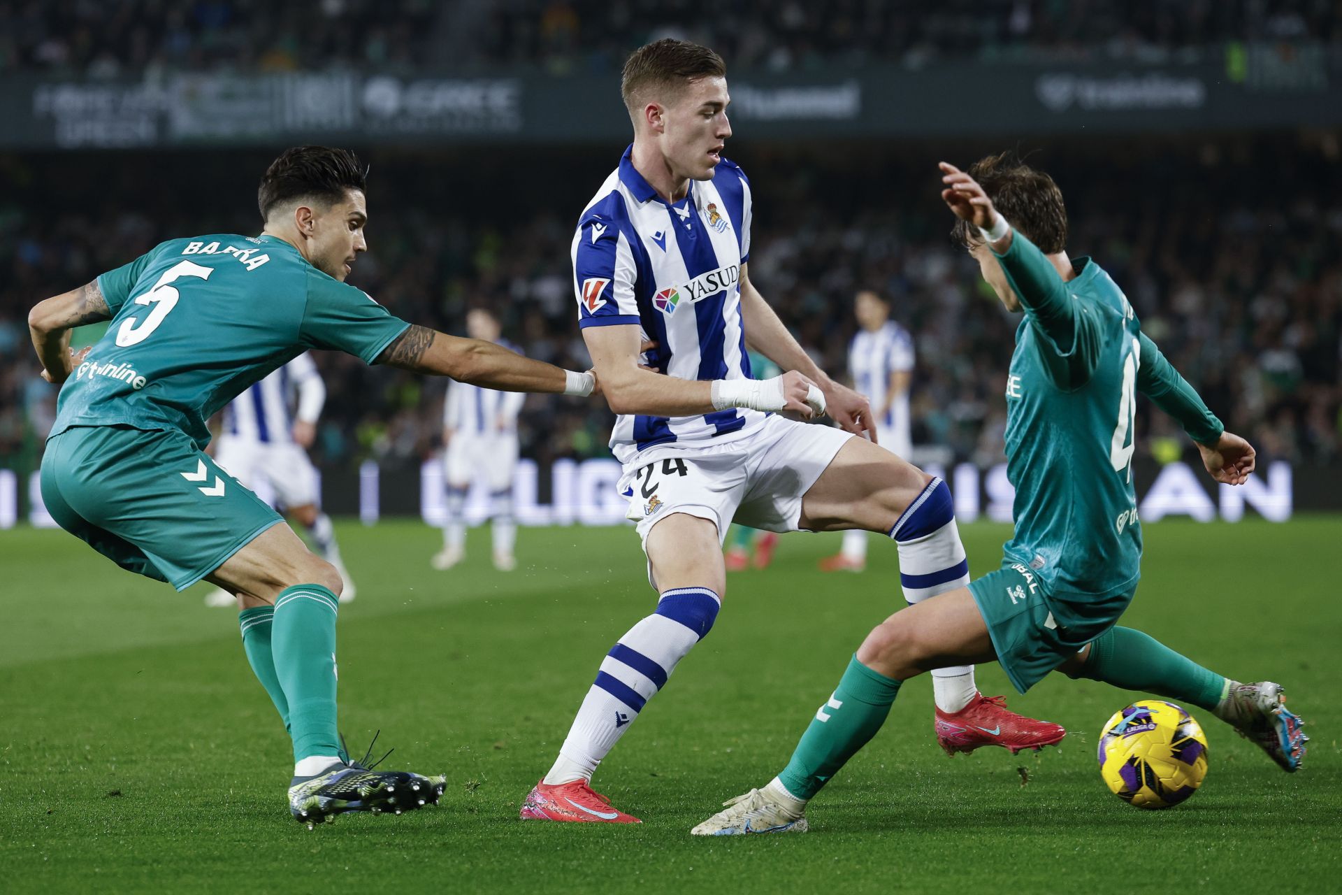 El Betis-Real Sociedad, en imágenes