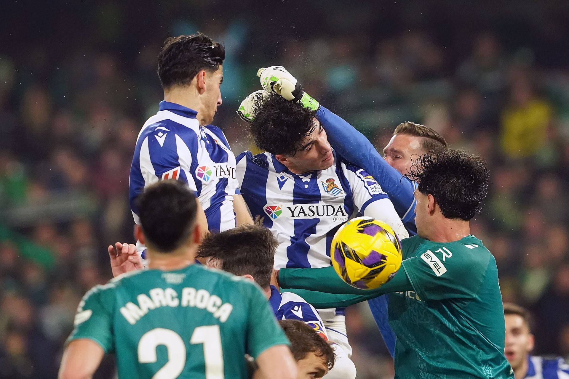 El Betis-Real Sociedad, en imágenes