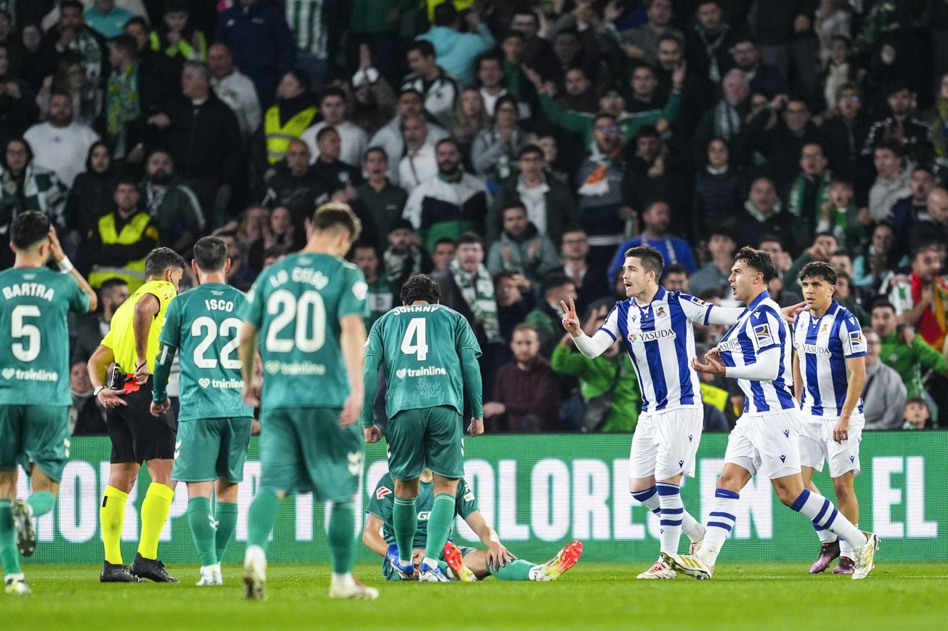 El Betis-Real Sociedad, en imágenes