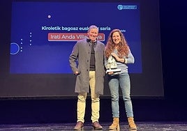 Kirol ibilbidean mantendutako jarrera euskalzalea aitortu diote Irati Andari
