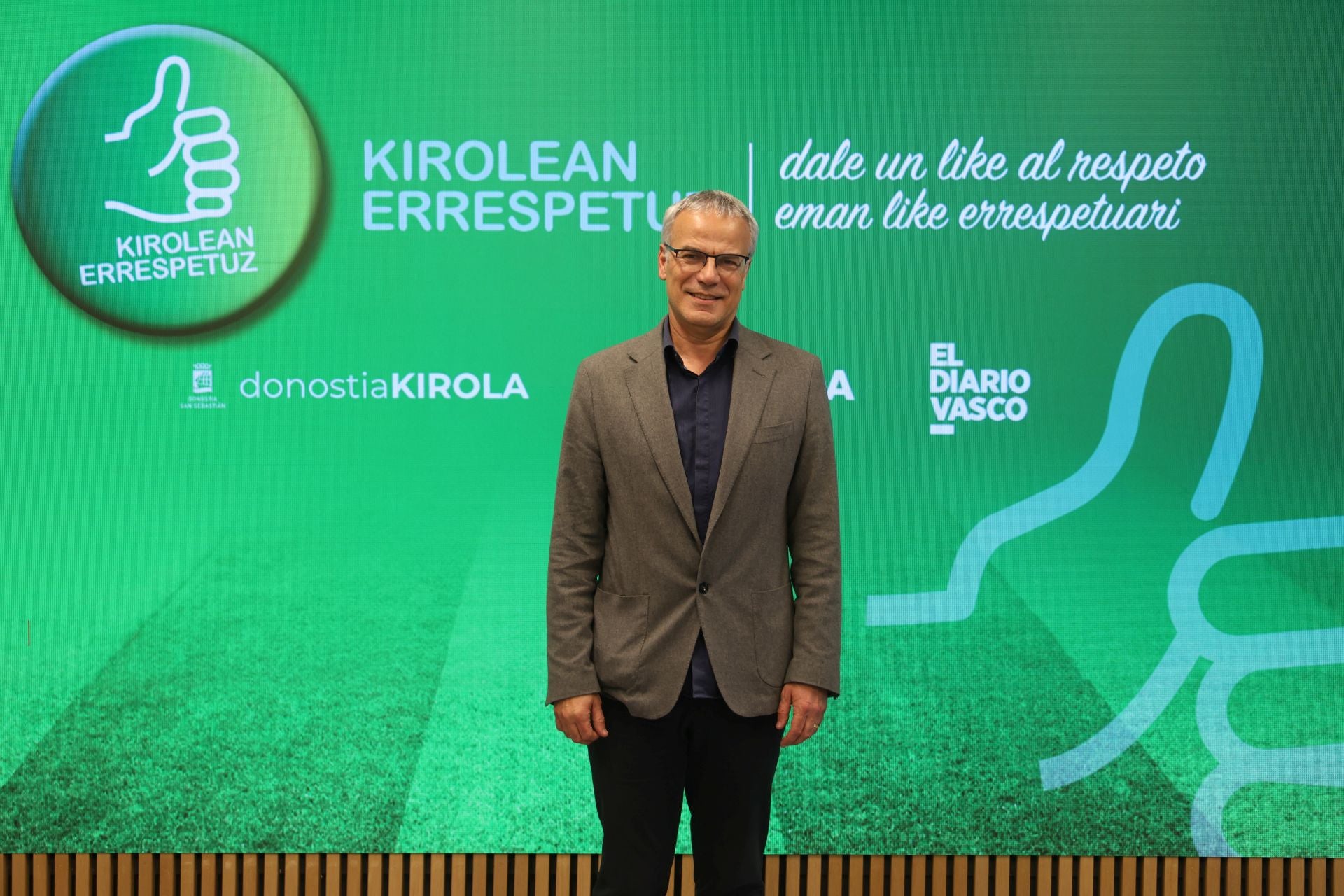 Manu Díaz, presidente de la Federación Guipuzcoana de Fútbol