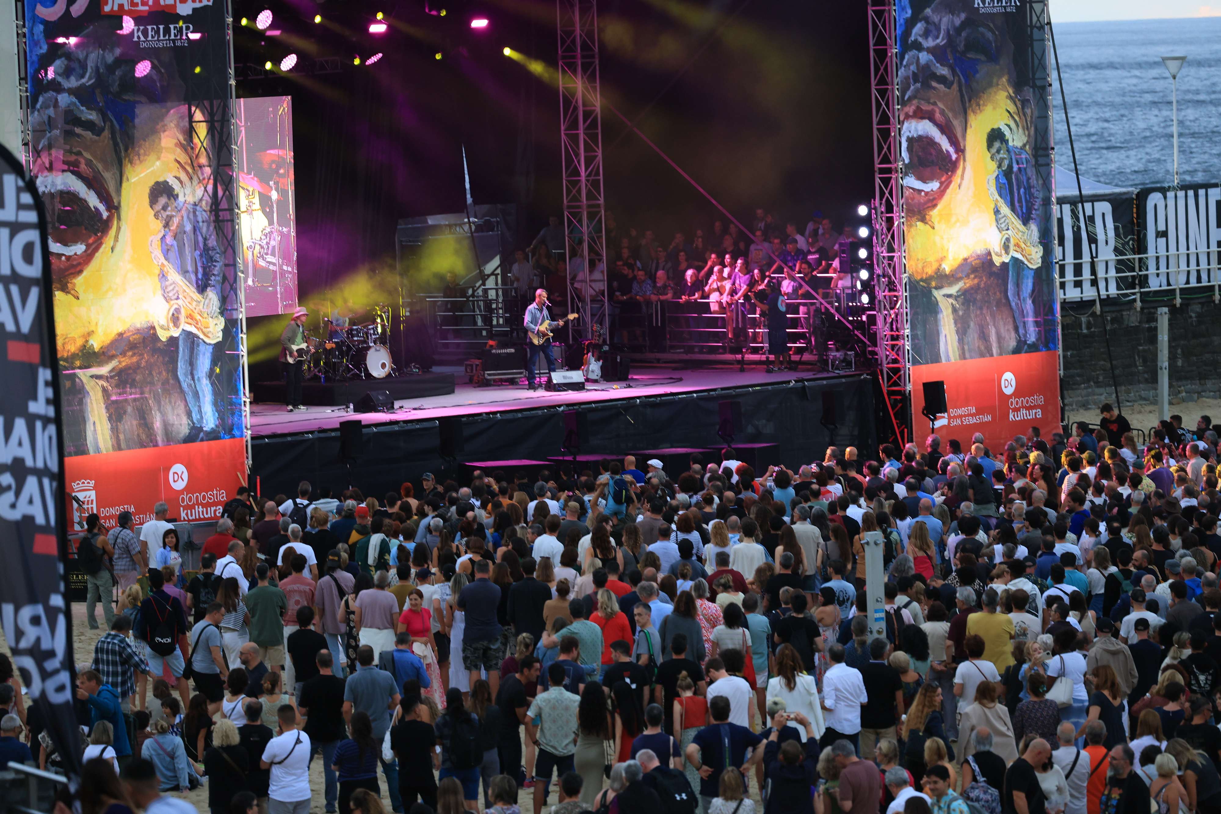 Uno de los conciertos gratuitos de la pasada edición del Jazzaldia