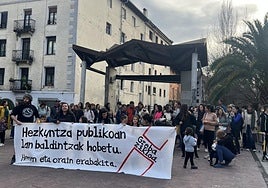 Concentración por la educación pública