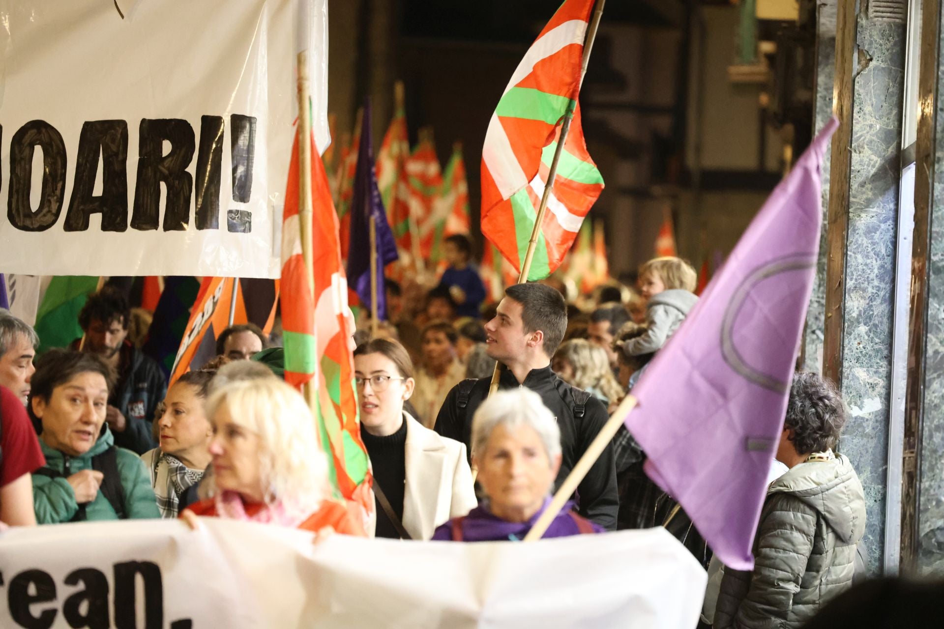 Errenteria protesta contra la &#039;mesa informativa&#039; de Vox