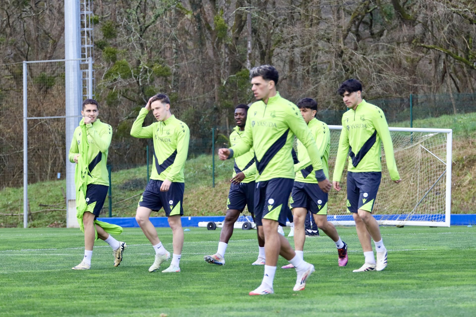 Así ha sido el último entrenamiento antes del partido contra el Leganés
