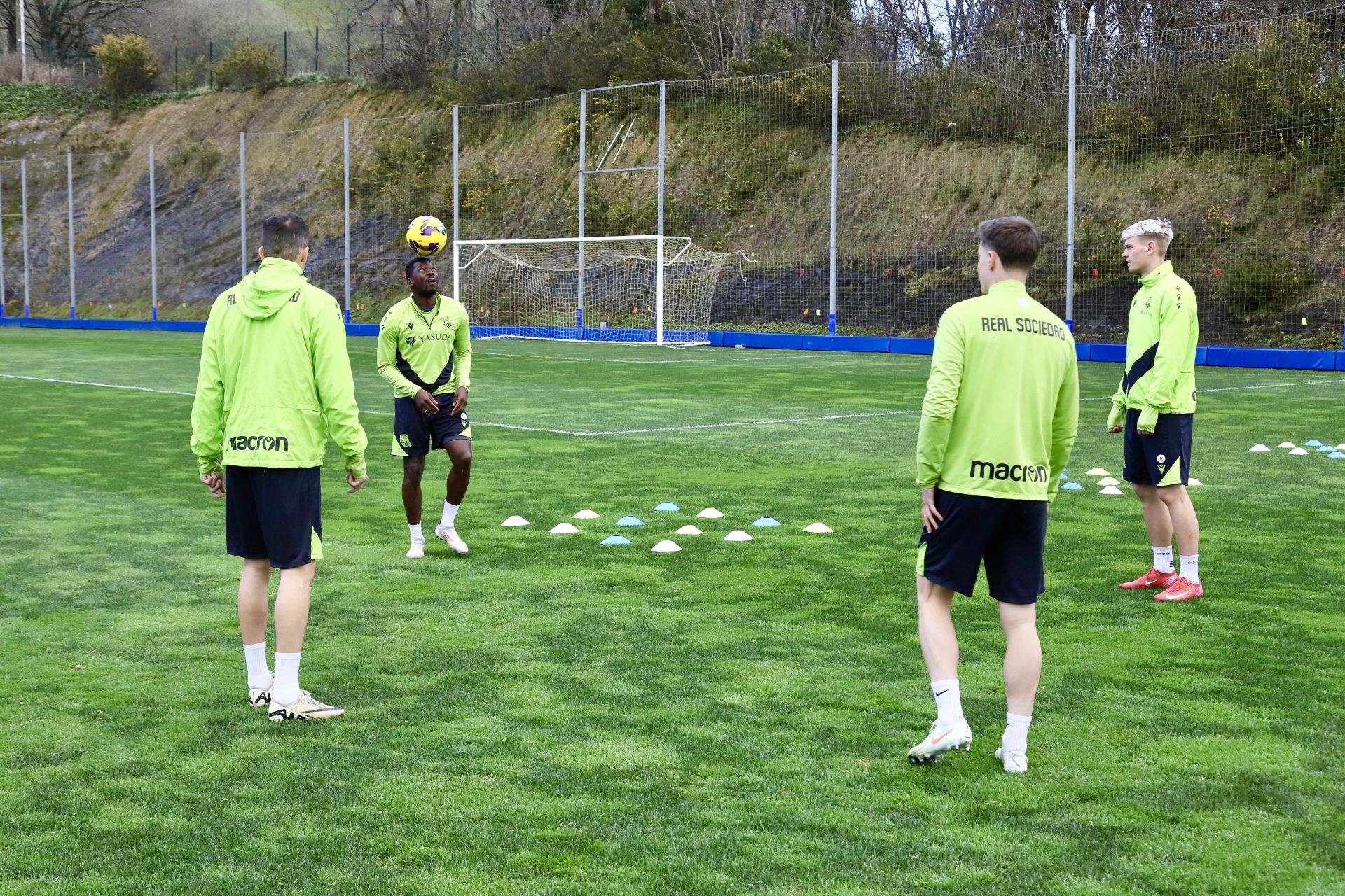 Así ha sido el último entrenamiento antes del partido contra el Leganés