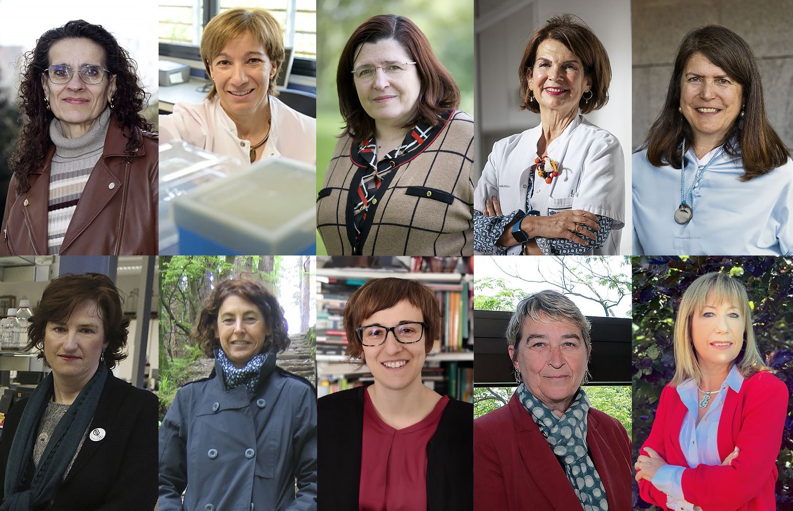 Lehenengo hamar sailkatuak: Ezkerretik eskubira eta goitik behera: Gayubo, Rodriguez, Alonso, Gonzalez eta Cenoz; Eceiza, De la Caba, Amutio, Garaigordobil eta Hernandez