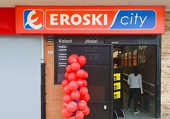 Nuevo supermercado Eroski City en Zestoa.