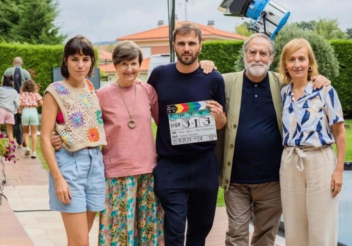 El rodaje de 'Lo que no se ve' se produjo el septiembre pasado en Murgia y otros puntos de Álava.