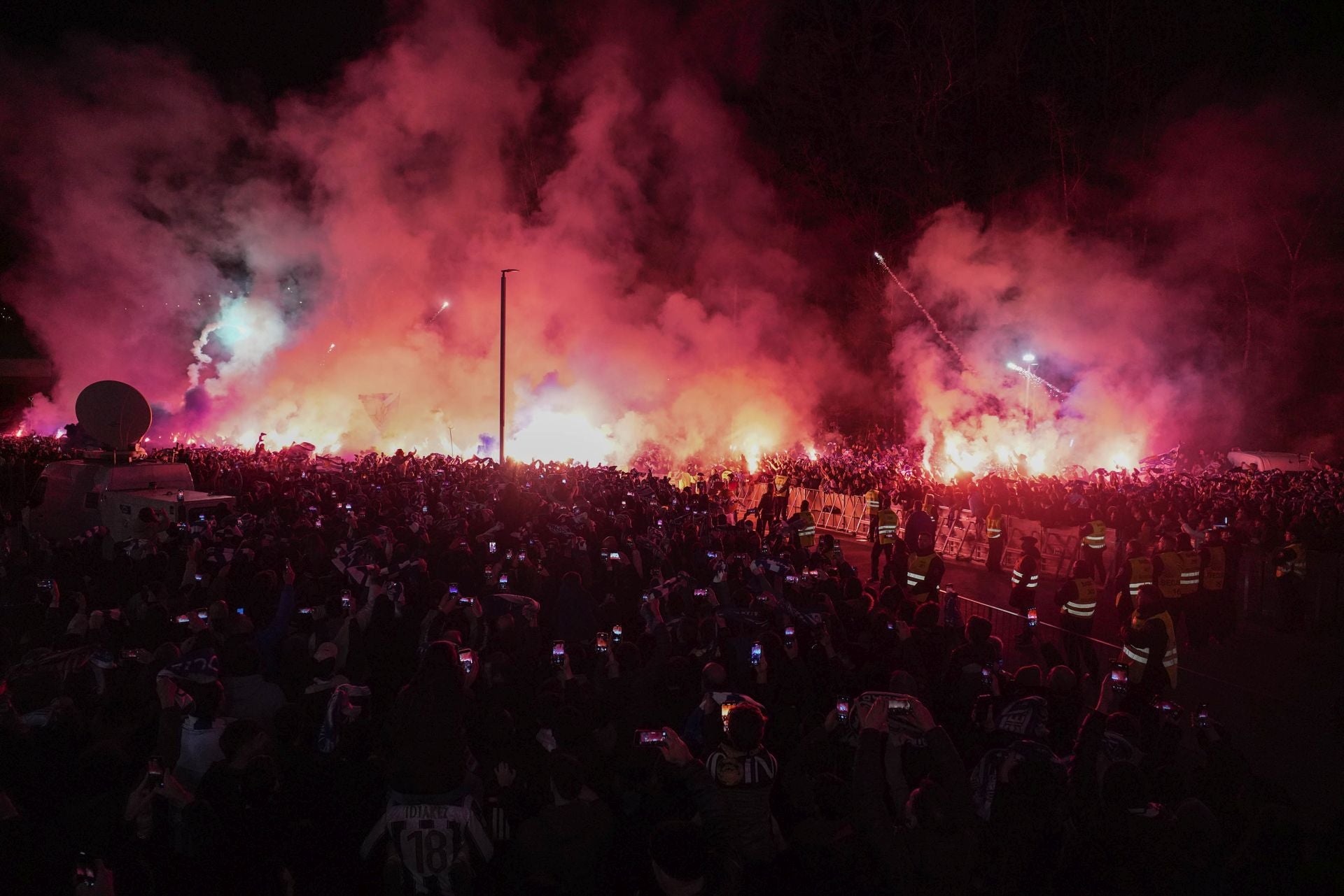 Histórico recibimiento a la Real Sociedad en Anoeta