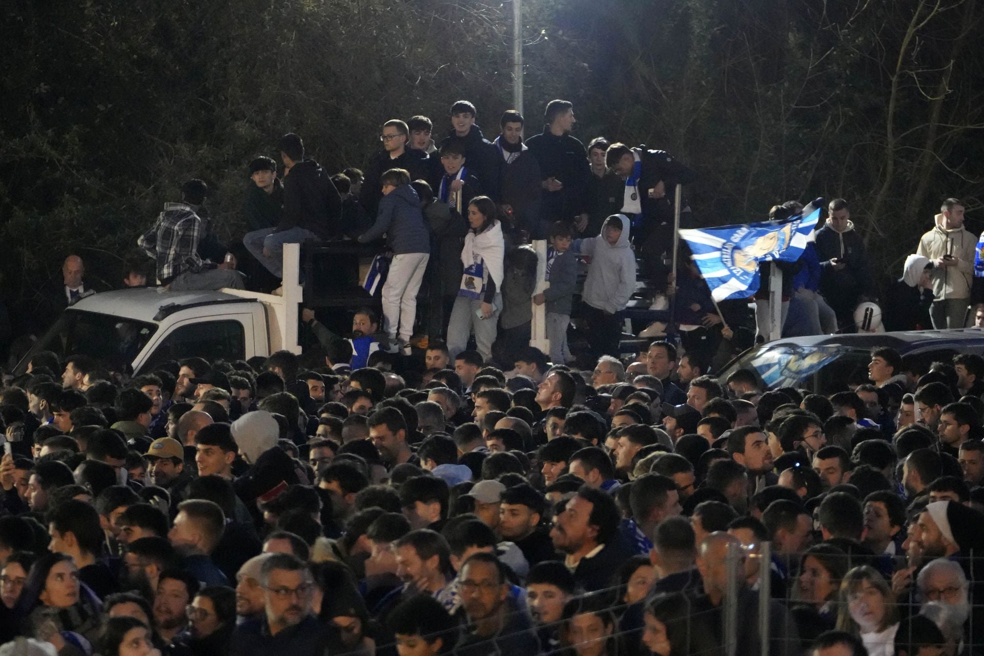 Histórico recibimiento a la Real Sociedad en Anoeta