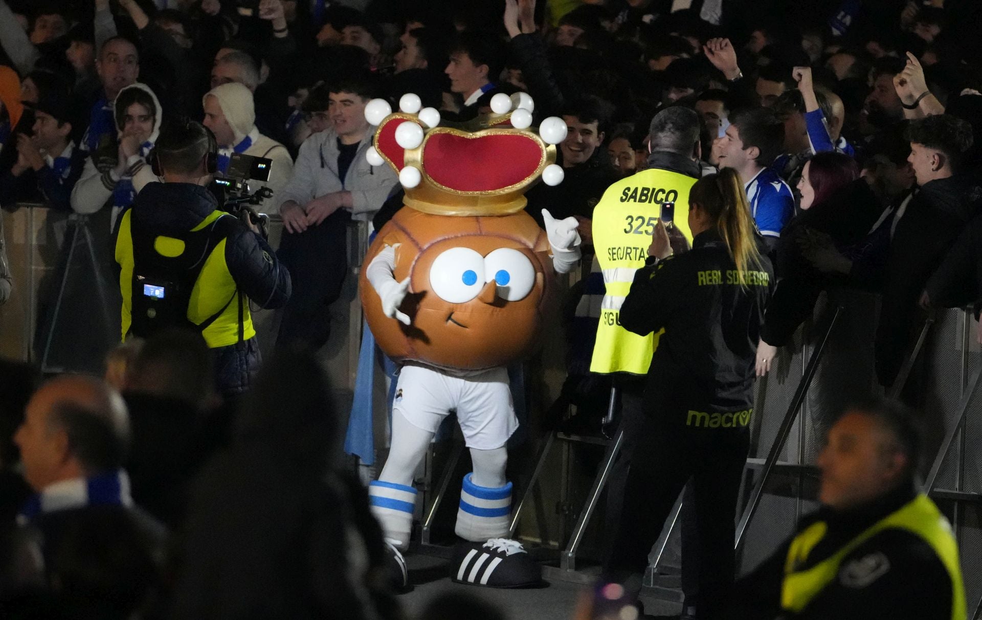 Histórico recibimiento a la Real Sociedad en Anoeta