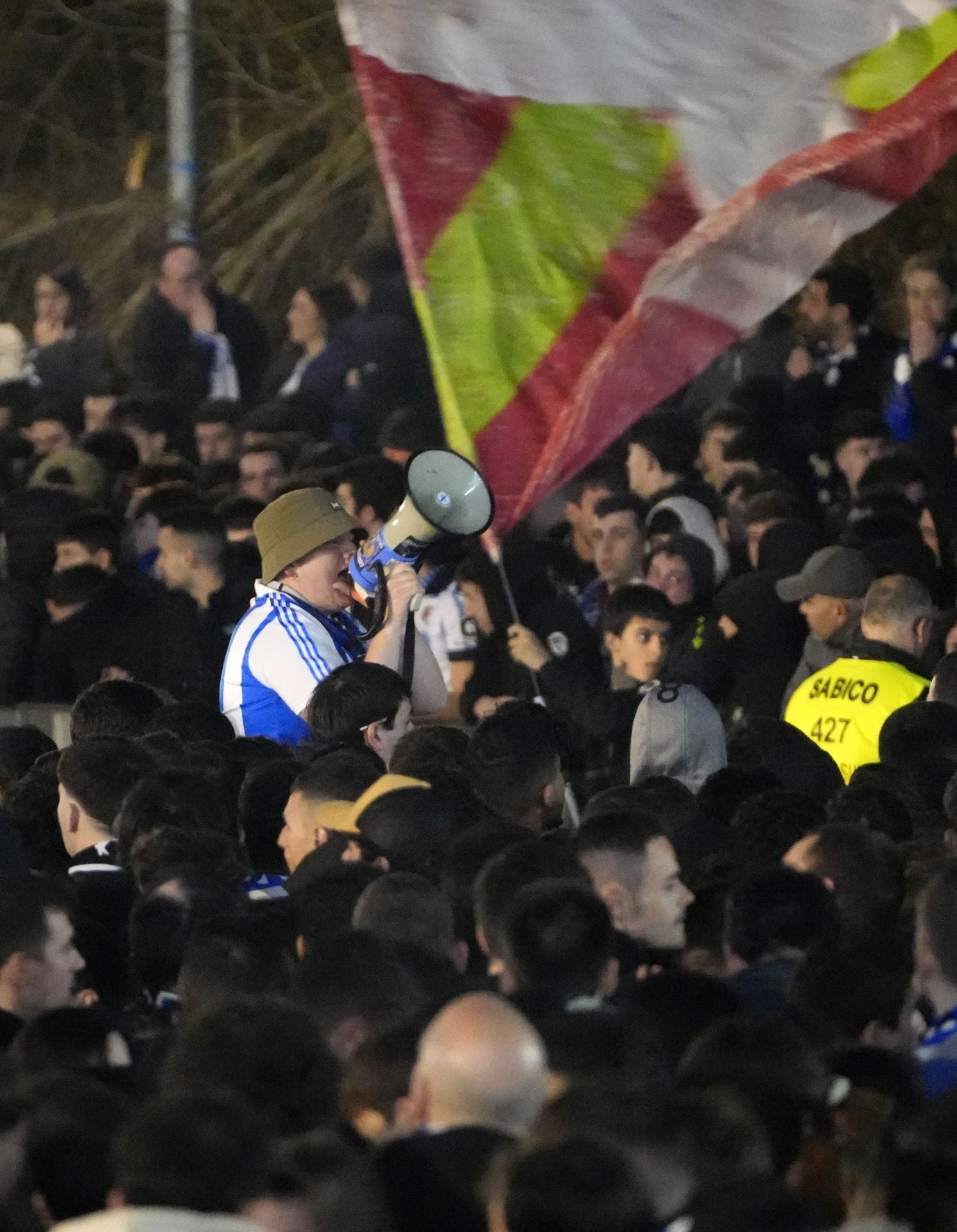 Histórico recibimiento a la Real Sociedad en Anoeta