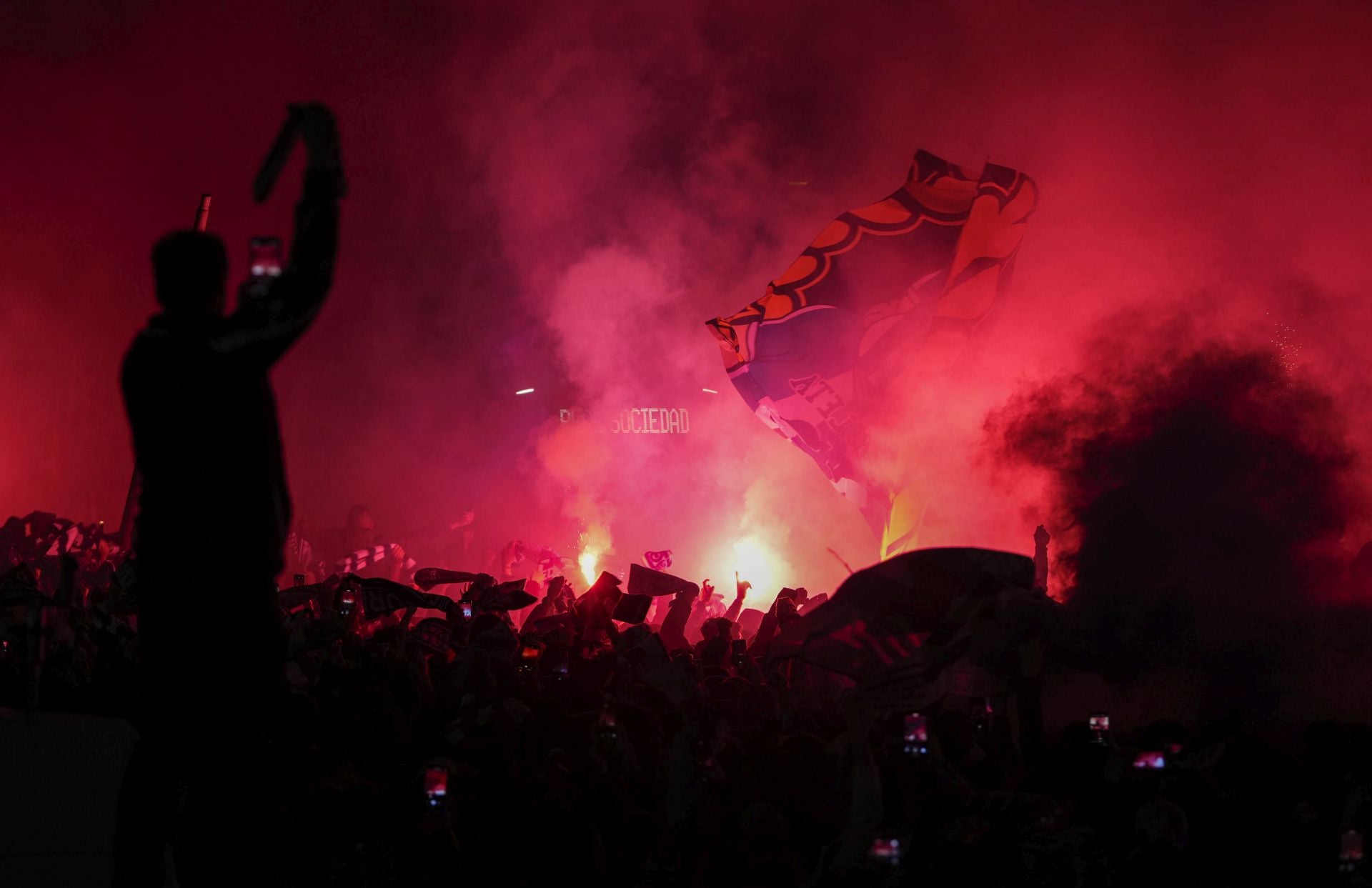 Histórico recibimiento a la Real Sociedad en Anoeta