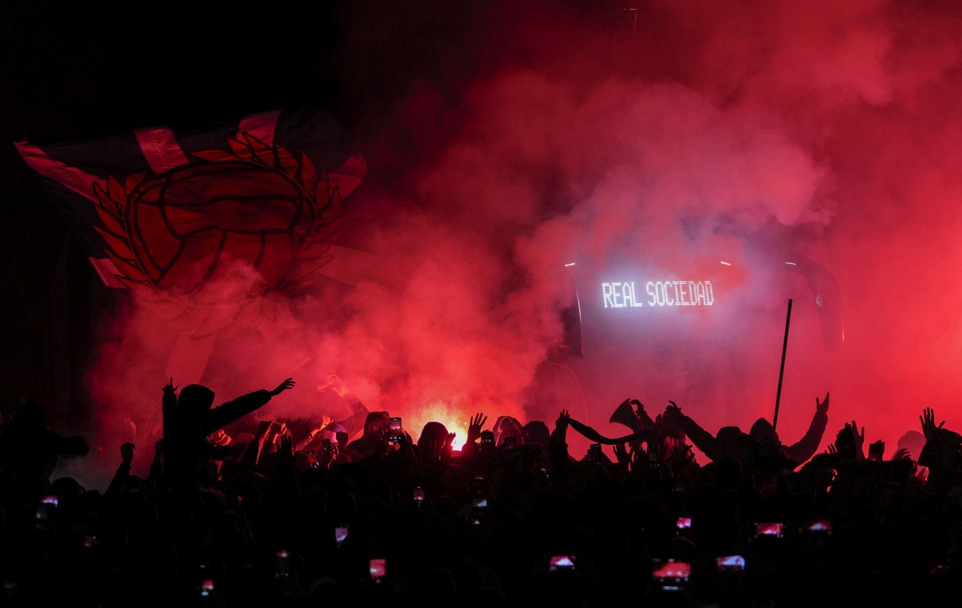 Histórico recibimiento a la Real Sociedad en Anoeta