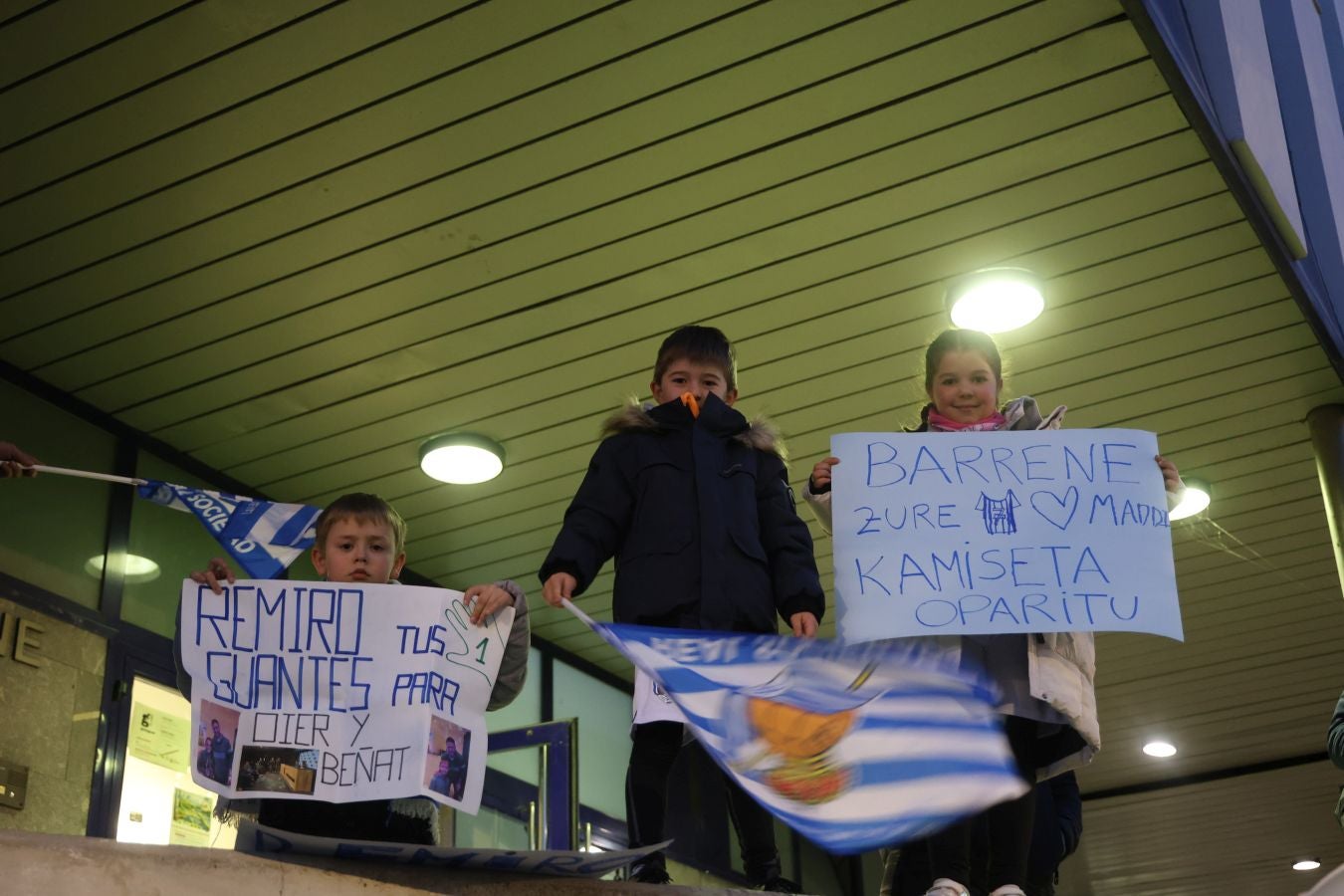 Histórico recibimiento a la Real Sociedad en Anoeta