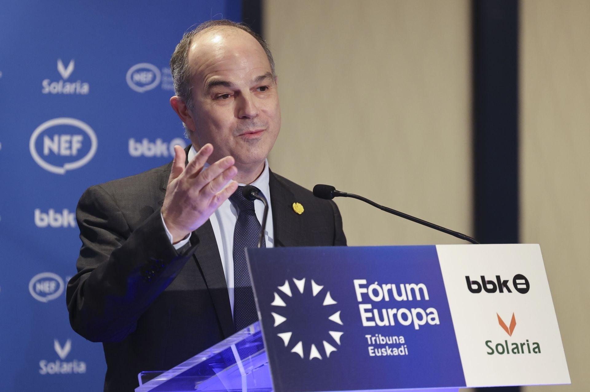 Jordi Turull, durante su intervención este jueves.