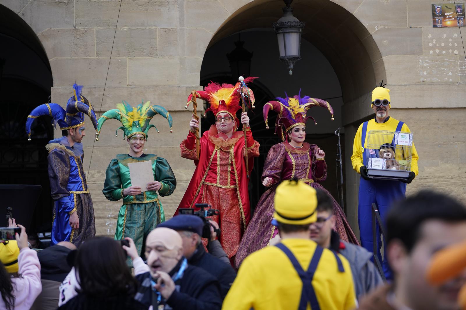 Animadas &#039;mañanitas&#039; carnavaleras en San Sebastián