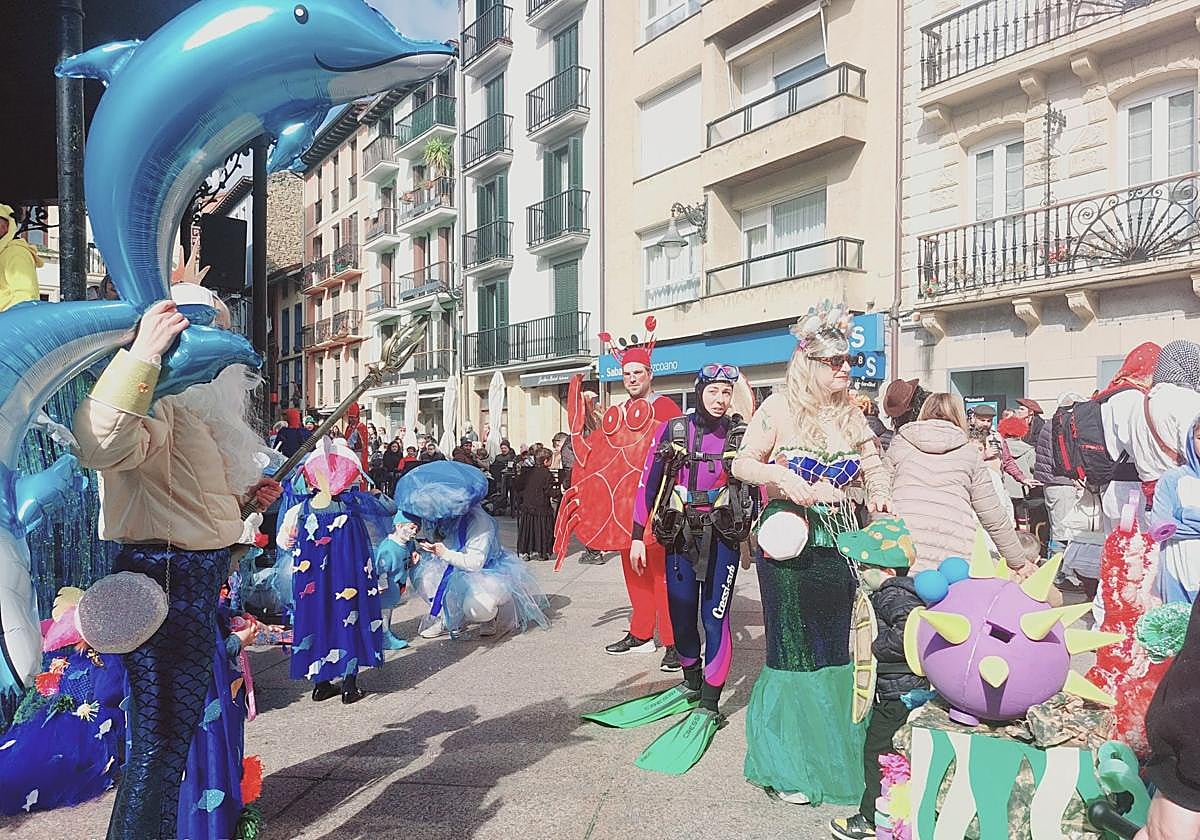 Las mejores imágenes del concurso de disfraces en Zarautz