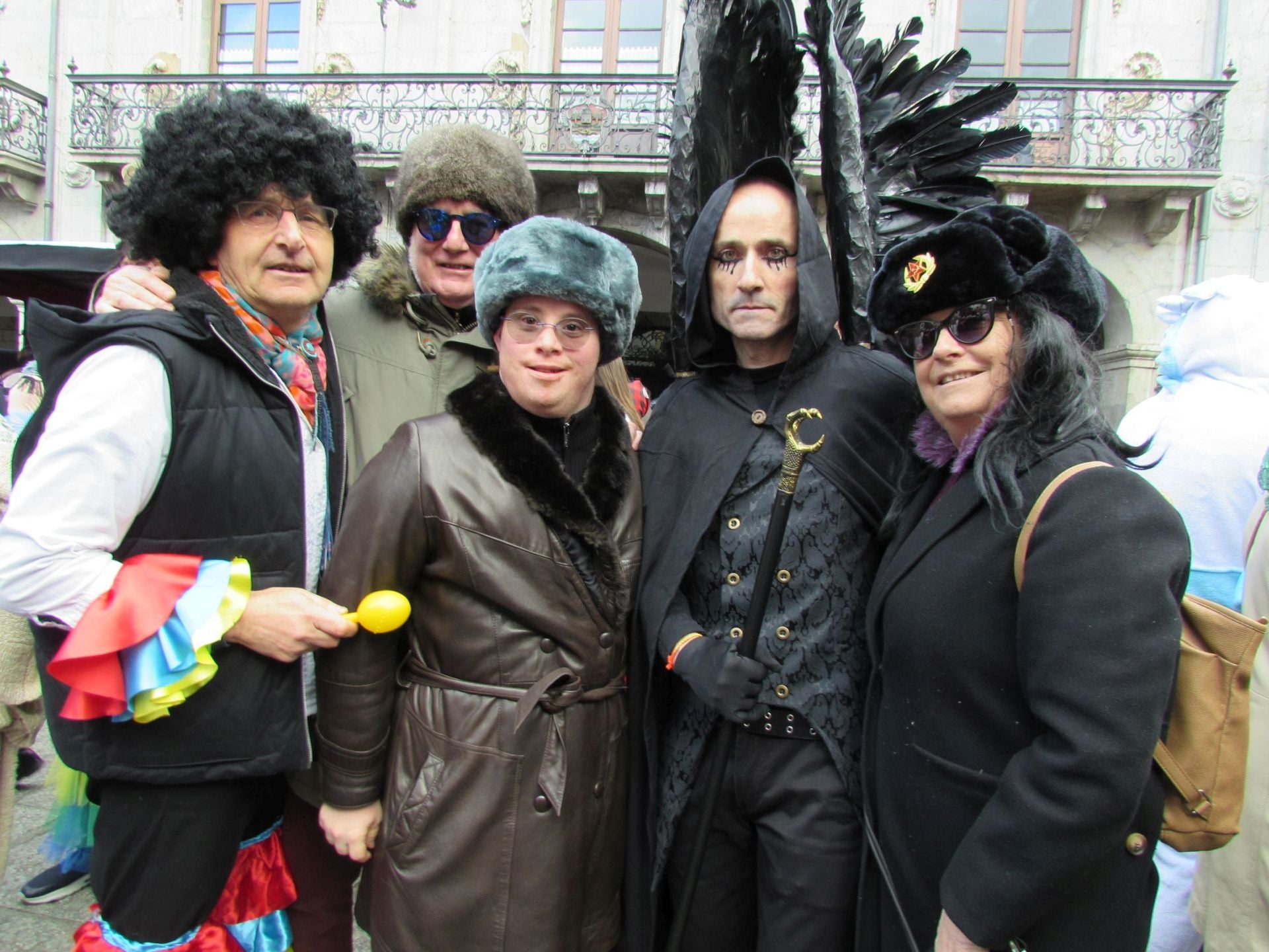 Gran ambiente en el desfile del carnaval de Arrasate