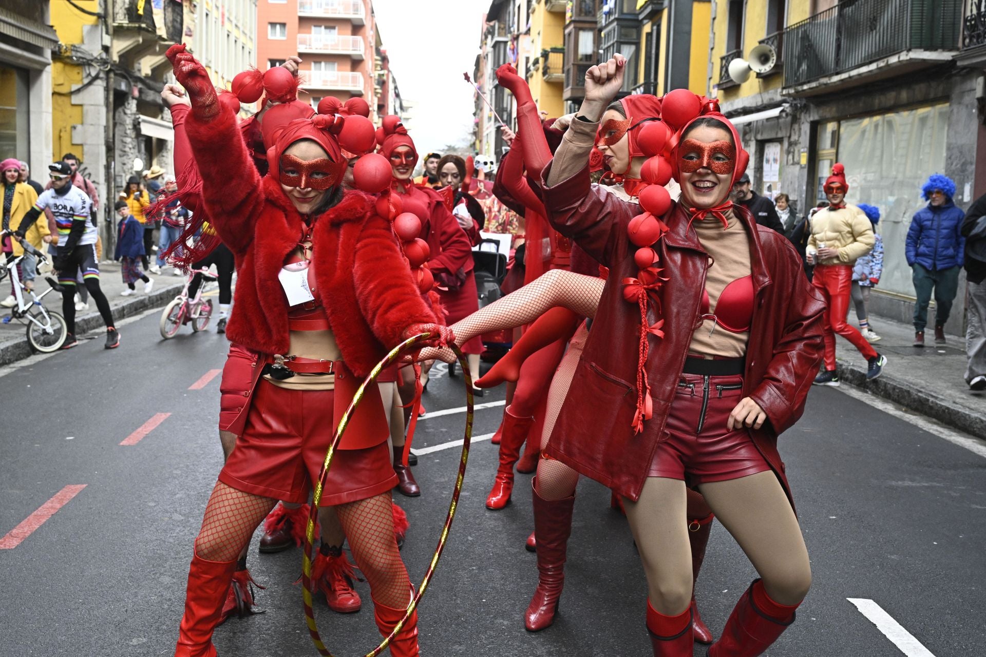 La barandilla de la Concha en Tolosa gracias al Carnaval