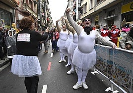La barandilla de la Concha en Tolosa gracias al Carnaval