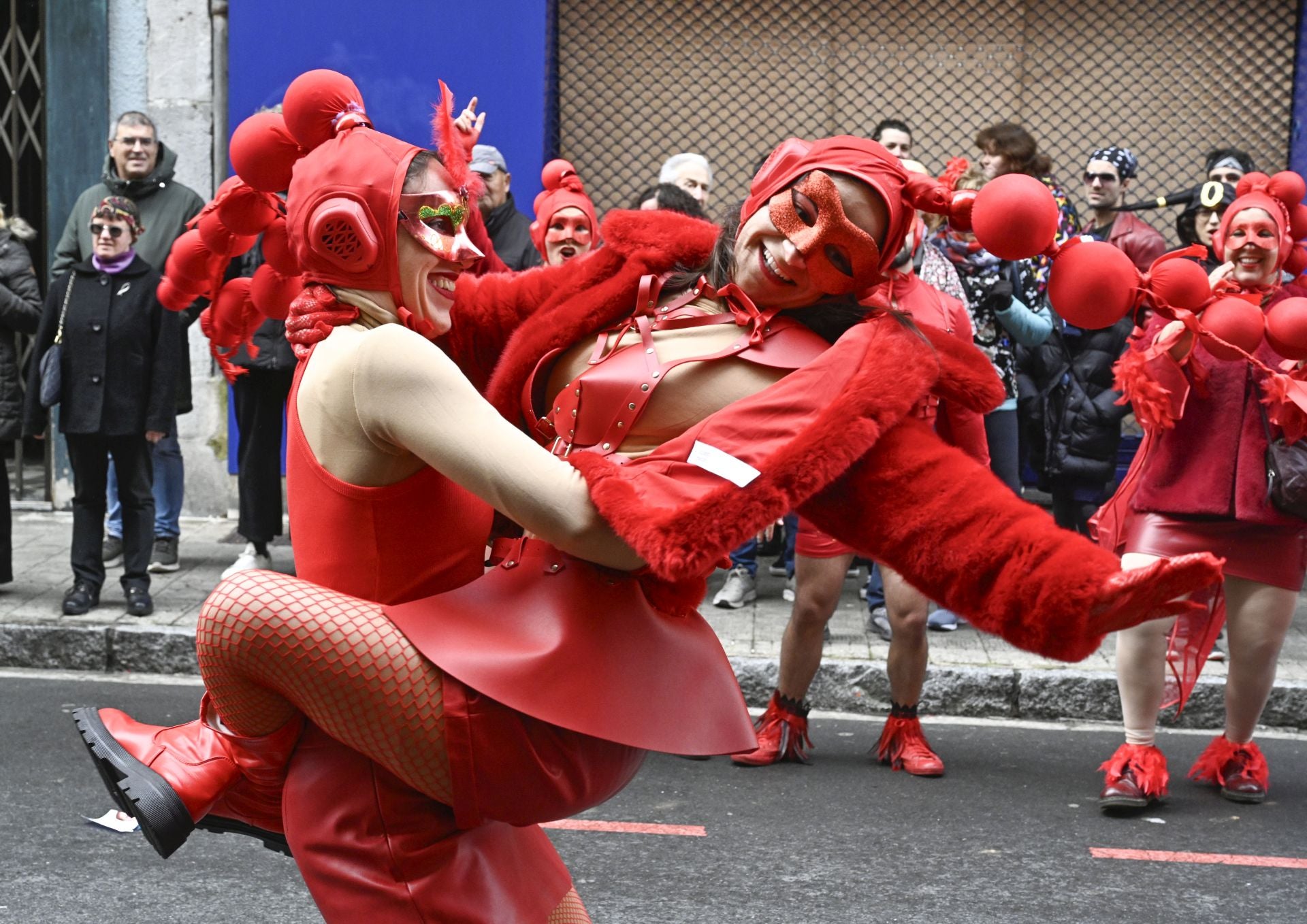 La barandilla de la Concha en Tolosa gracias al Carnaval