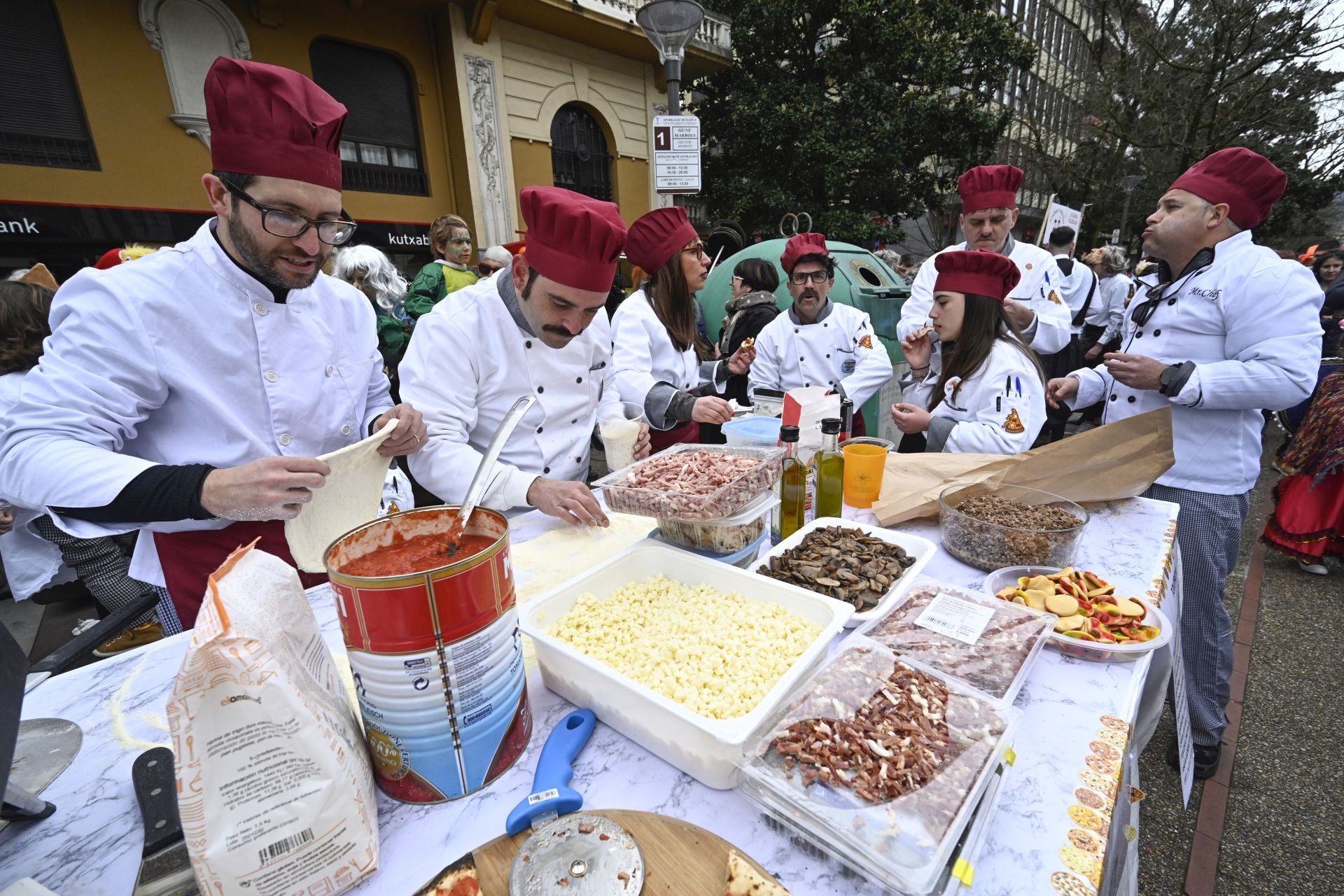 La barandilla de la Concha en Tolosa gracias al Carnaval